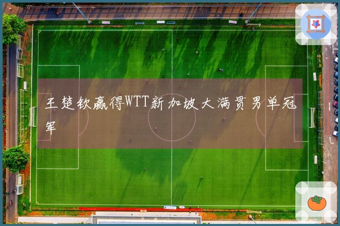 王楚钦赢得WTT新加坡大满贯男单冠军